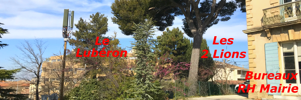 Antennes, Lubéron, 2 Lions et Bureaux RH