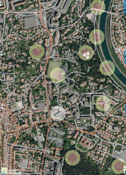 implantations d'antennes-relais alternatives